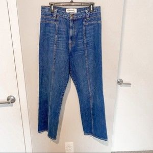 Reformation Blue Flare & Wide Leg Jeans